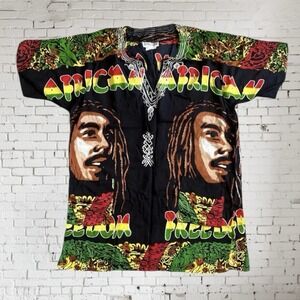 Bob Marley Size XL Lightweight Pullover Blouse Rasta Jamaica Jessica Taylor